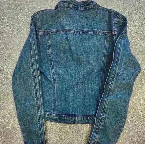 DENVER HAYES LIGHT WASH  DENIM JEAN JACKET SIZE SMALL - Picture 3 of 7